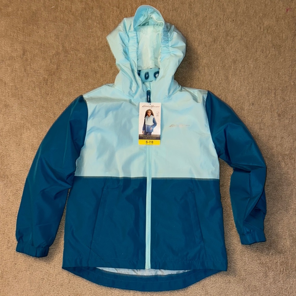 NWT Eddie Bauer Kids Youth 3-1 Jacket S-7/8